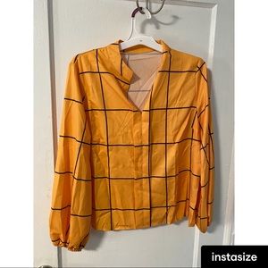 2 for 1 special. Silky shirts. Size M/L